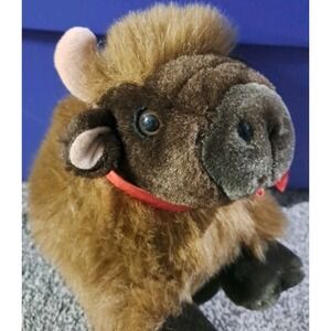 Steven Smith Plush Stuffed Animal "BISON" 12" Long 8"high